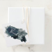 Indigo Ink Wash Baby shower Bedankt Bedankjes Labels (In situ)