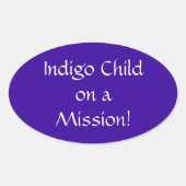 Indigo Kind op een Mission Sticker (Voorkant)