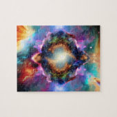 Indigo kosmische wolken openen de hemelse reis legpuzzel (Horizontaal)