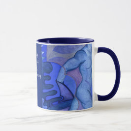 Indigo Krijger Mok