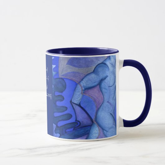 Indigo Krijger Mok (Rechts)