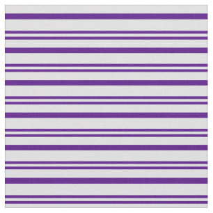 Indigo & Lavender gekleurd Striped Patroon Stof