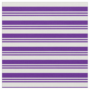 Indigo & Light Cyan Colored Pattern of Stripes Stof