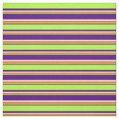 Indigo, Light Green, Red & Tan Stripes Pattern Stof (Swatch)