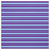 Indigo & Light Sky Blue Stripes/Lines Pattern Stof (Swatch)