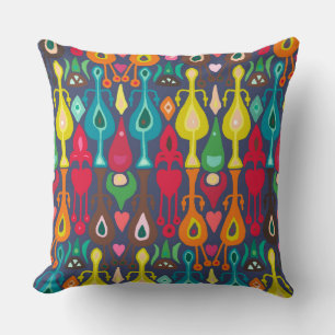 indigo love ikat kussen