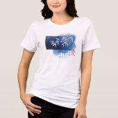 Indigo Love Tri-Blend Shirt (Voorkant)