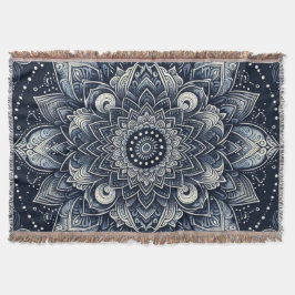 Indigo Mandala  Deken