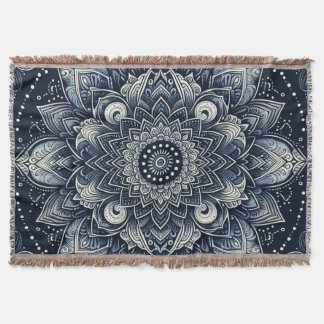 Indigo Mandala Deken