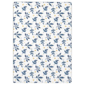 Indigo met gouden faux sterren klembord (Achterkant)