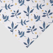 Indigo met gouden faux sterren tissuepapier (Detail)