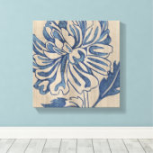 Indigo Mum Canvas Afdruk (Insitu (Houten vloer))