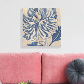 Indigo Mum Canvas Afdruk (Insitu (Woonkamer))