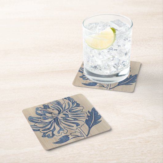 Indigo Mum Kartonnen Onderzetters (Insitu)