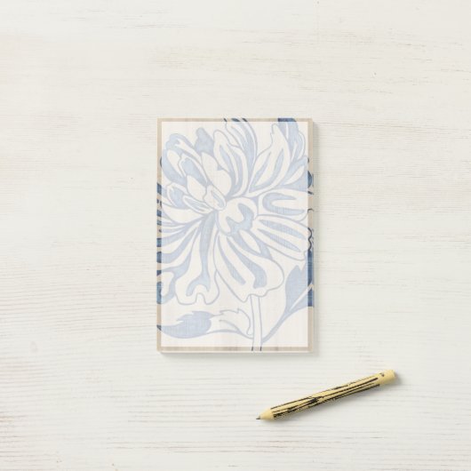 Indigo Mum Post-it® Notes (Op bureau)