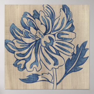 Indigo Mum Poster