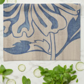 Indigo Mum Theedoek (Gevouwen)