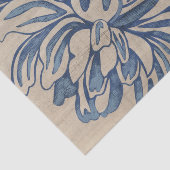 Indigo Mum Tissuepapier (Detail)