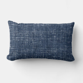 Indigo Navy blauw lumbaal kussen