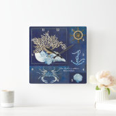 Indigo Ocean Nautical Beach House kustkust Vierkante Klok (Huis)