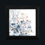 Indigo & Ochre - Waterverf Flowers Cadeaudoosje<br><div class="desc">Indigo & Ochre II van Victoria Borges. Met waterverf bloemen in verschillende blauwe tinten met accentkleuren.</div>
