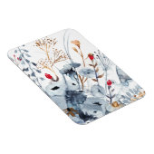 Indigo & Ochre - Waterverf Flowers Magneet (Rechterzijde)