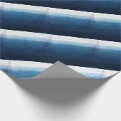 Indigo Ombre Fade Dip Dyed Shibori Cadeaupapier (Hoek)