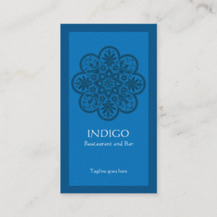 Indigo Ornament Visitekaartje