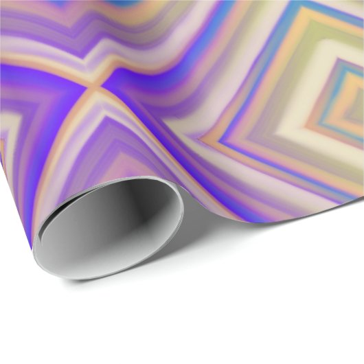 Indigo Paars Alternative Diamond Pattern Cadeaupapier (Rol Hoek)