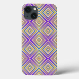 Indigo Paars Alternative Diamond Pattern Case-Mate iPhone Case