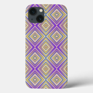 Indigo Paars Alternative Diamond Pattern Case-Mate iPhone Case