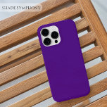 Indigo Paarse 1 van Top 25 Solid Violet Shades Voo Case-Mate iPhone 14 Pro Max Hoesje<br><div class="desc">Introductie van onze Gray Solid Phone Case - een elegant en duurzaam accessoire ontworpen om de stijl van uw smartphone aan te vullen en tegelijkertijd betrouwbare bescherming te bieden. Dit dunne hoesje is vervaardigd uit hoogwaardige materialen en garandeert een comfortabele grip en gemakkelijke toegang tot alle knoppen en poorten. De...</div>