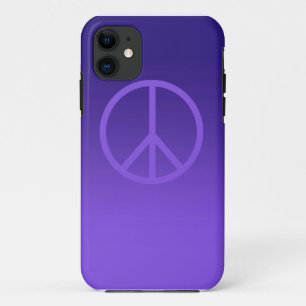 Indigo Paarse Vredesbord Case-Mate iPhone Case