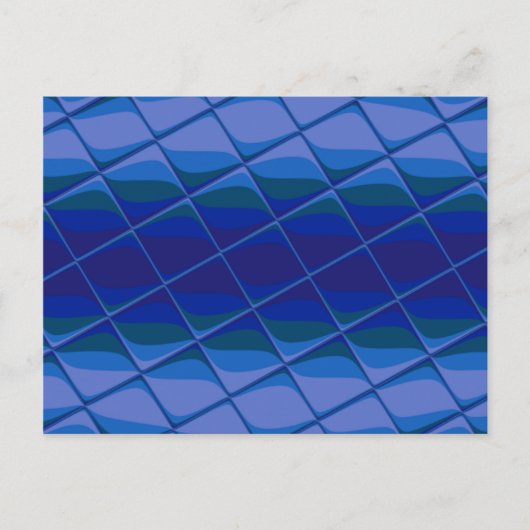 indigo palet briefkaart (Voorkant)
