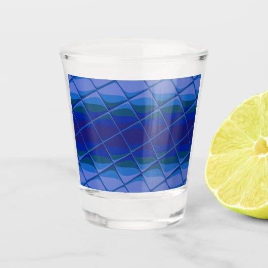indigo palet shot glas (Voorkant)