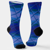 indigo palet sokken (Gebogen)