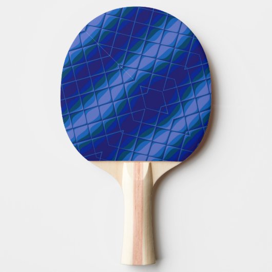 indigo palet tafeltennisbatje (Voorkant)