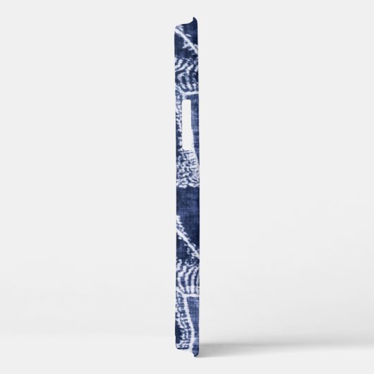 Indigo Patchwork: gestructureerde gecontroleerde e Case-Mate iPhone Case (Achterkant / Rechts)