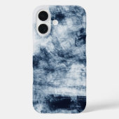 Indigo penseelstreekchaos Case-Mate iPhone case (Achterkant)