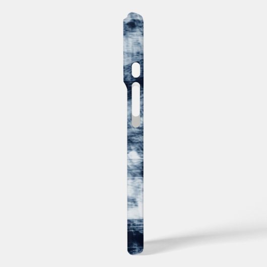 Indigo penseelstreekchaos Case-Mate iPhone case (Achterkant / Links)