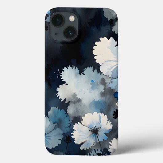Indigo Petals Case-Mate iPhone Case (Achterkant)