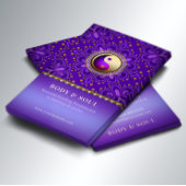 Indigo Purple Gold Angelic Energy Healing Holistic Visitekaartje