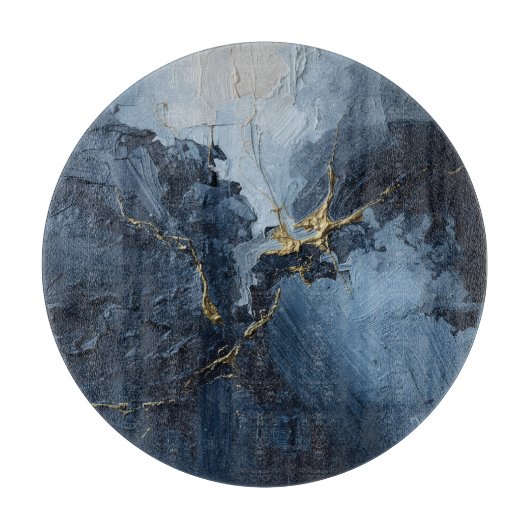 "Indigo Rhapsody" Snijplank (Voorkant)