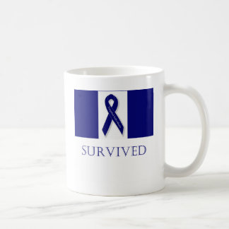 Indigo Ribbon... ik heb overleefd. DBI Koffiemok