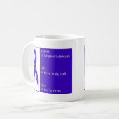 Indigo Ribbon Koffiemok (Voorkant links)