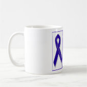 Indigo Ribbon Mok (Links)