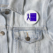 Indigo Ribbon Ronde Button 5,7 Cm (In situ)