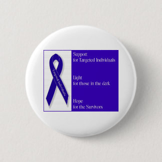 Indigo Ribbon Ronde Button 5,7 Cm