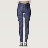 Indigo Rinse Nep-denim Leggings (Voorkant)