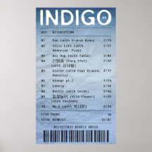 INDIGO/RM - Album receipt